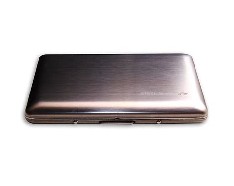 steel smart credit card holder|Steel Smart Credit Card Case With RFID Technology Protecting .